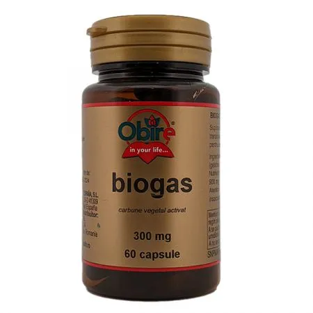 Biogas, 300 mg, 60 capsule, Obire