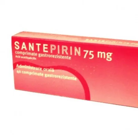Santepirin 75 mg x 40 comprimate gastrorezistente