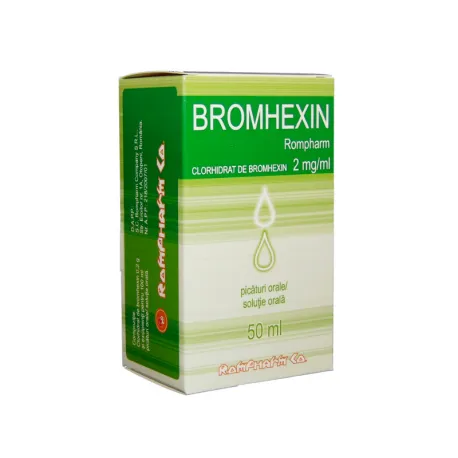 Bromhexin RPH 2 mg / ml, 50 ml picaturi orale