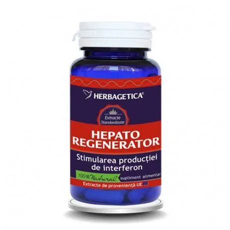 Hepato regenerator, 60 capsule, Herbagetica