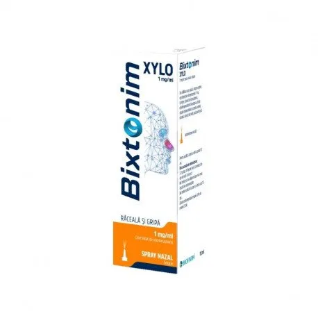 Bixtonim Xylo® 1mg/ml spray nazal, probleme respiratie, 10ml