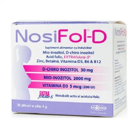 NosiFol-D, 30 plicuri*4 g pulbere orala