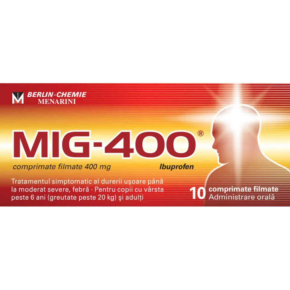 MIG 400MG X 10 COMPRIMATE FILMATE