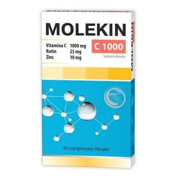 Molekin C1000, Rutin si Zinc, 30 comprimate, Zdrovit