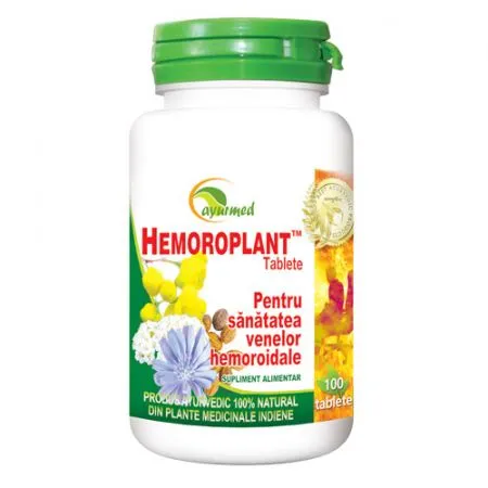 Hemoroplant, 50 comprimate, Ayurmed