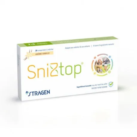 Sniztop, 30 comprimate masticabile, adjuvant impotriva alergiilor
