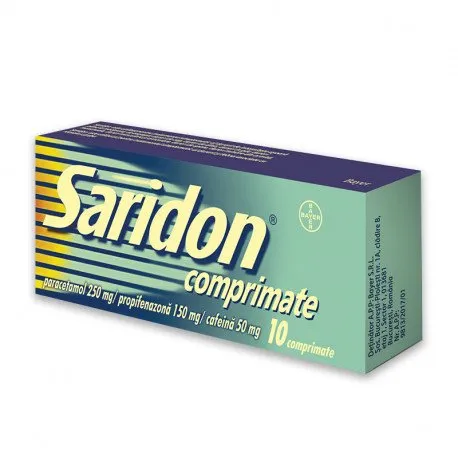 Saridon, 10 comprimate
