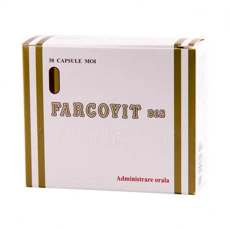 Farcovit-B12, 3 blistere x 10 capsule