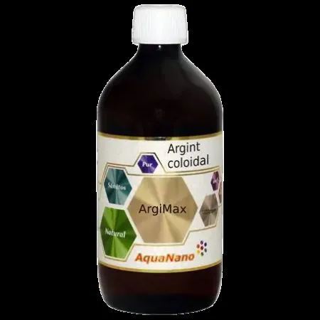 Argint coloidal in extract de salvie, ArgiMax Aquanano, 50 ml, Aghoras Invest