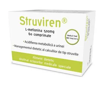 Struviren 500 mg, 60 comprimate, Meditrina Pharmaceuticals