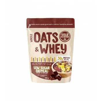 Oats&Whey cu ciocolata, 400g, Gold Nutrition