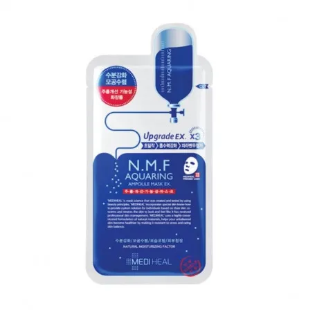 MEDIHEAL N,M,F Aquaring Ampoule Masca de fata pentru hidratare, 27 ml