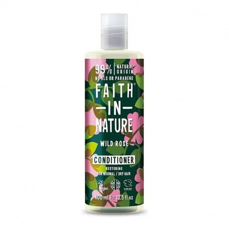 Faith in nature Balsam natural reparator cu Trandafir salbatic, 400 ml