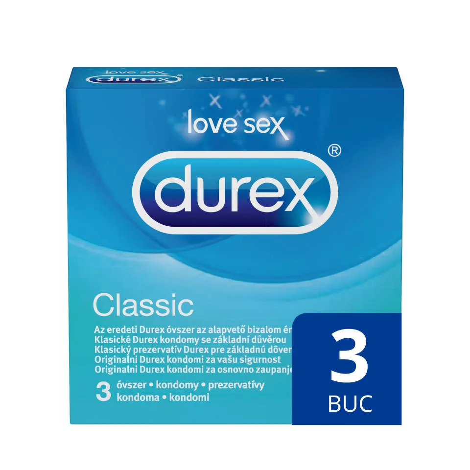 DUREX CLASSIC PREZERVATIVE 3 BUCATI