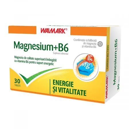 Magnesium + B6, 30 tablete, Walmark