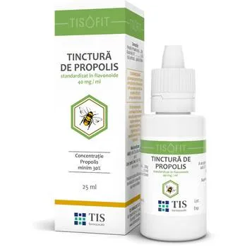 Tinctura de propolis 30% Tisofit, 25ml, Tis Farmaceutic