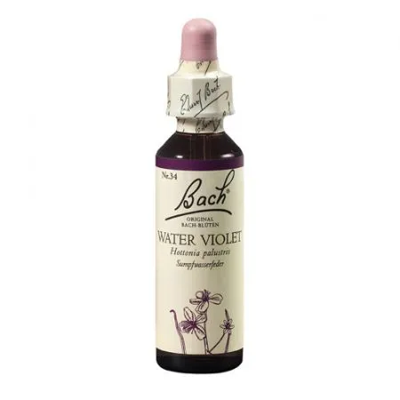 Picaturi viorea de balta Water Violet Original Bach, 20 ml, Rescue Remedy
