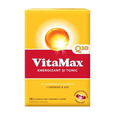 Vitamax Q10, 15 capsule moi