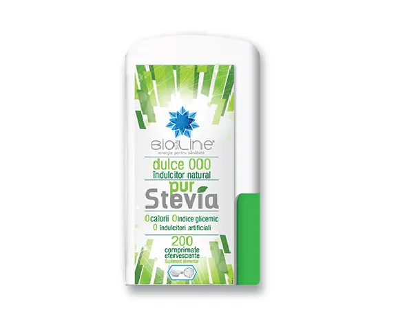 STEVIA PUR DULCE 000 X 200 COMPRIMATE HELCOR