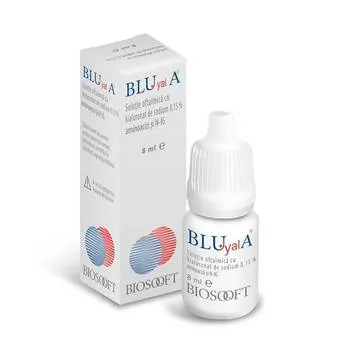 Blu Yal A 0.15% solutie oftalmica Free, 10ml, Biosooft