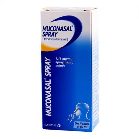 Muconasal spray 1,18 mg / ml x 10 ml spray nazal