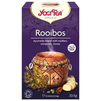 Ceai de seara cu Rooibos si vanilie, 17 plicuri, Yogi Tea