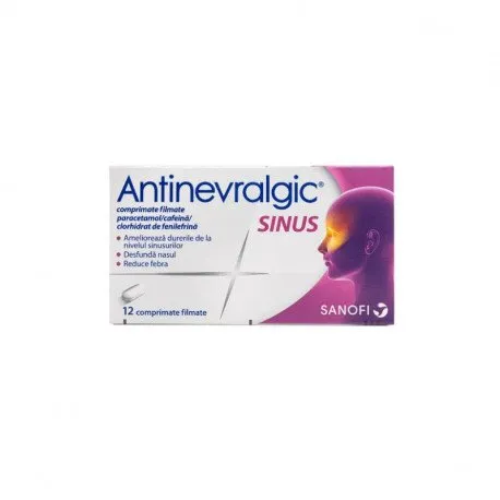 Antinevralgic Sinus, 12 comprimate filmate