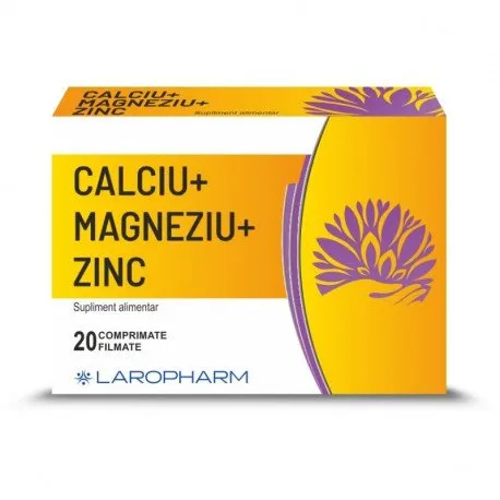 Calciu Magneziu Zinc, 20 comprimate