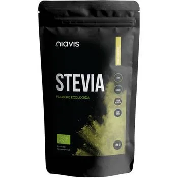 Stevia Pulbere ecologica, 125g, Niavis