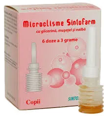 MICROCLISME GLICERINA+MUSETEL+NALBA COPII 3G X 6BUC