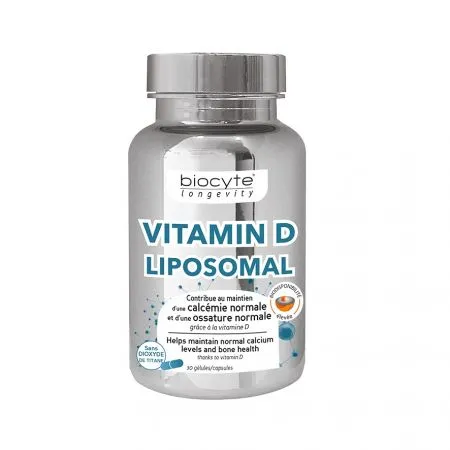 Vitamina D Lipozomal, 30 capsule, Biocyte
