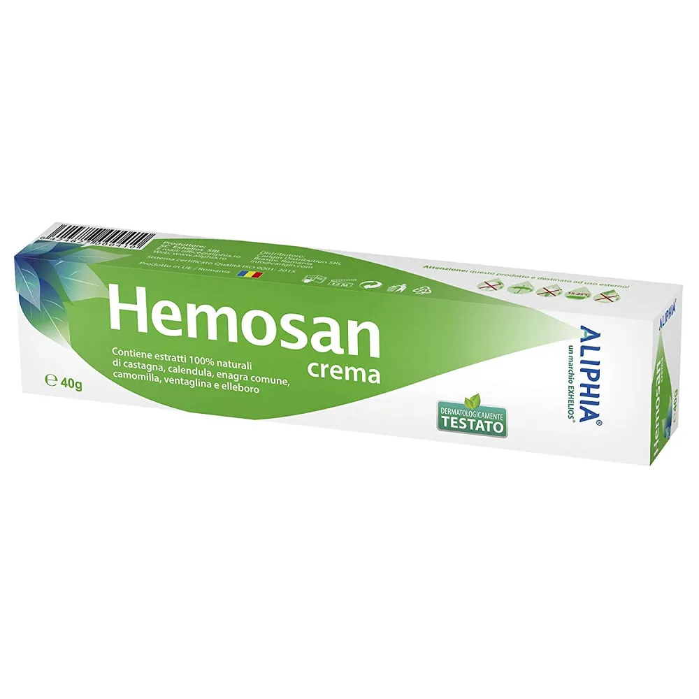 Hemosan crema Aliphia pentru zone inflamate, 40 g, Exhelios