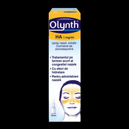 Olynth HA spray nazal, soluţie, 1 mg/ml, 10 ml, Johnson&Johnson