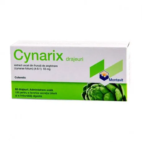Cynarix 55 mg x 60 drajeuri
