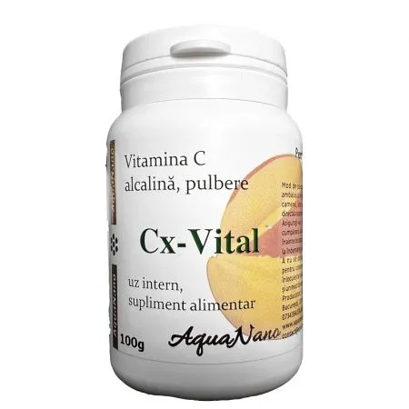 Vitamina C pulbere Cx-Vital AquaNano, 100g, Aghoras Ivent