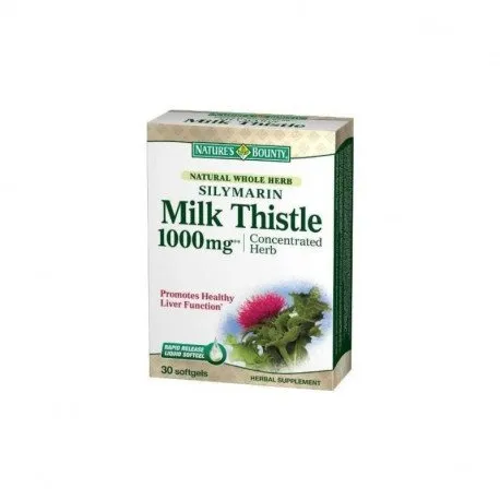 Nature's Bounty Silymarin Milk Thistle 1000 mg, 30 + 10 capsule