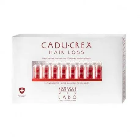 CADU-CREX Tratament impotriva caderii parului stadiu sever barbati, 40 fiole