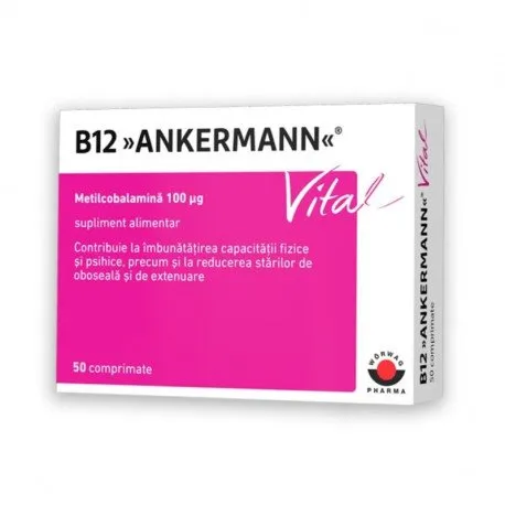 B12 Ankermann Vital, 50 comprimate