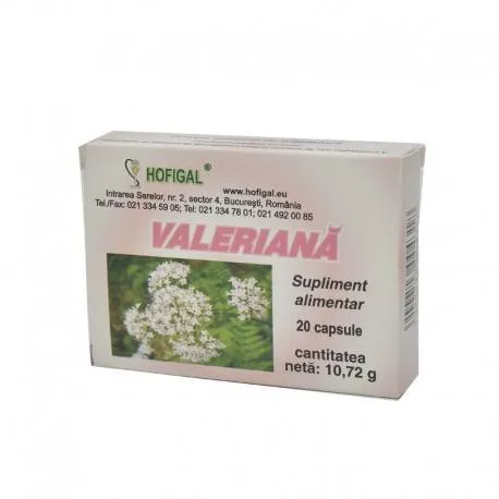 HOFIGAL Valeriana, 40 capsule