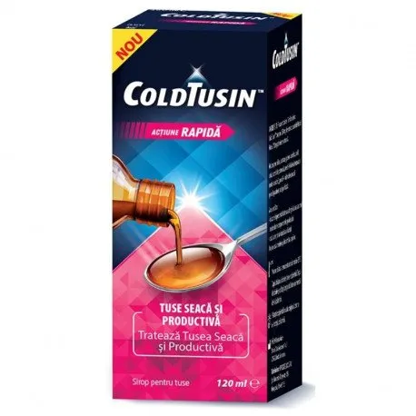 ColdTusin sirop pentru tuse seaca si productiva,120 ml