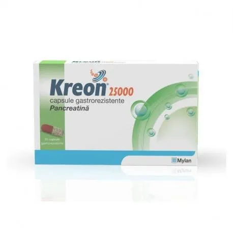 Kreon 25.000 300 mg x 20 capsule gastrorezistente