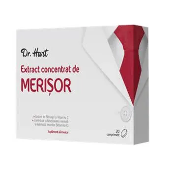 Dr.Hart Extract concentrat de merisor, 30 comprimate