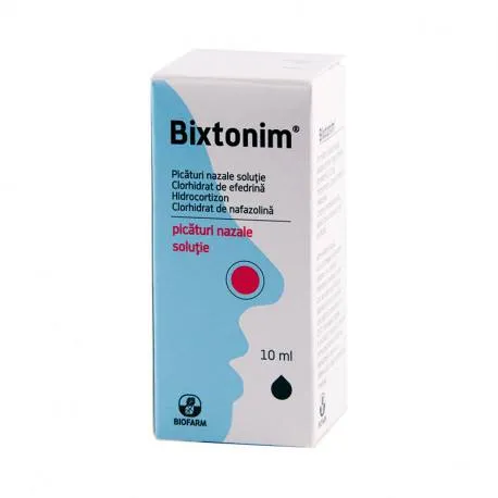 Bixtonim solutie externa, 10 ml, probleme respiratie