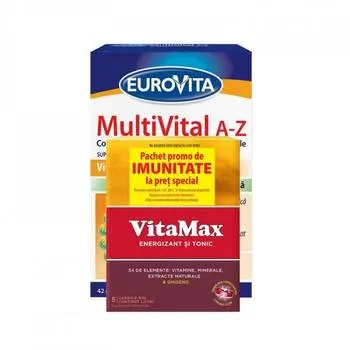 Pachet MultiVital A-Z 42 capsule + VitaMax 5 capsule Gratuit, Perrigo