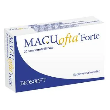 Macuofta Forte, 20 comprimate filmate, BioSooft