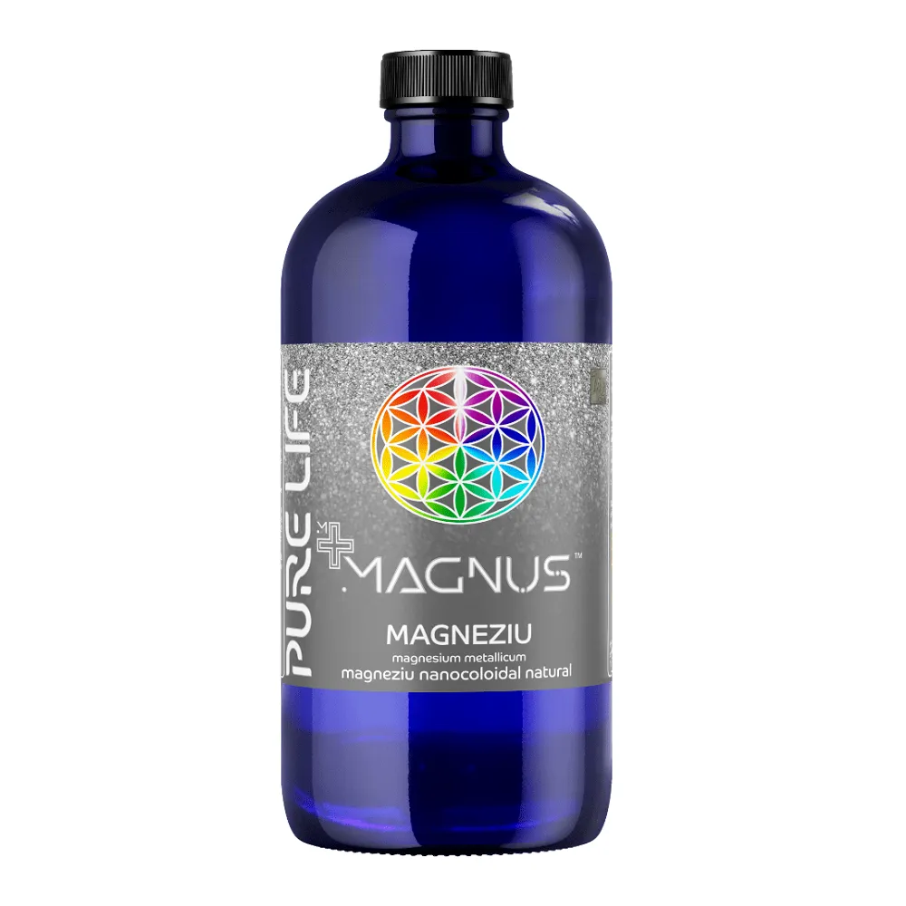 Magneziu nanocoloidal Minerals+ Magnus, 480 ml, Pure Life