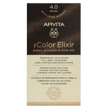 Apivita My Color Elixir Vopsea de par, N4.0