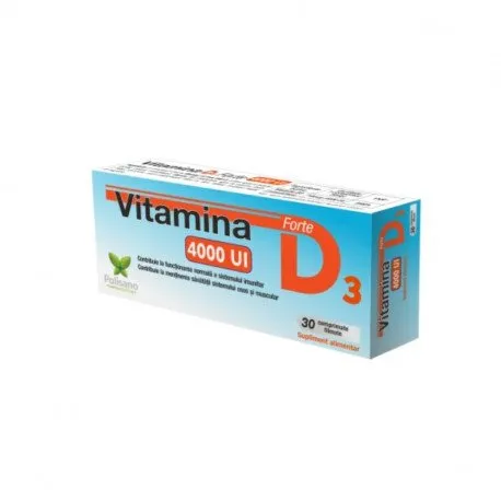 Polisano Vitamina D Forte 4000 UI, 30 comprimate