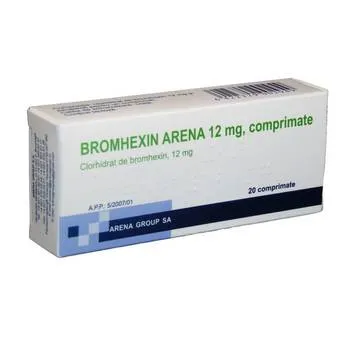 Bromhexin 12 mg, 20 comprimate, Arena Group