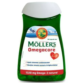 Moller's Omegacore, 60 capsule moi, Orkla Health